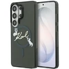 Karl Lagerfeld IML Choupette Karl Script Logo Magnetic dėklas skirtas Samsung Galaxy S26 Ultra juodos spalvos