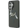 Karl Lagerfeld IML Choupette Karl Script Logo Magnetic dėklas skirtas Samsung Galaxy S26 Ultra juodos spalvos