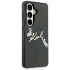 Karl Lagerfeld IML Choupette Karl Script Logo Magnetic dėklas skirtas Samsung Galaxy S26 juodos spalvos