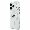 Karl Lagerfeld IML K&CH Heads Metal Frame MagSafe dėklas iPhone 18 Pro baltas