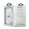 Karl Lagerfeld IML K&CH Heads Metal Frame MagSafe dėklas iPhone 18 Pro baltas