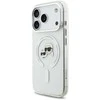 Karl Lagerfeld IML K&CH Heads Metal Frame MagSafe dėklas skirtas iPhone 17 Pro skaidrus