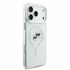 Karl Lagerfeld IML K&CH Heads Metal Frame MagSafe dėklas iPhone 18 Pro Max baltas
