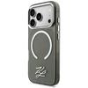 Dėklas Karl Lagerfeld IML KL Script Logo MagSafe Case for iPhone 17 Pro Max - Juodas