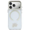„Karl Lagerfeld IML KL Script Logo MagSafe“ dėklas, skirtas „iPhone 17 Pro Max“ – skaidrus