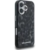 „Karl Lagerfeld IML“ leopardo rašto „MagSafe“ dėklas, skirtas „iPhone 16“ – Juodas