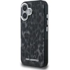 „Karl Lagerfeld IML“ leopardo rašto „MagSafe“ dėklas, skirtas „iPhone 16“ – Juodas
