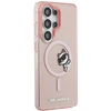 Dėklas Karl Lagerfeld IML Peekaboo Choupette MagSafe Samsung Galaxy S26 Ultra rožinės spalvos