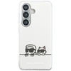 Karl Lagerfeld IML K&CH Peekaboo Logo Magnetic dėklas skirtas Apple iPhone Samsung Galaxy S26+ baltos spalvos