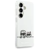 Karl Lagerfeld IML K&CH Peekaboo Logo Magnetic dėklas skirtas Apple iPhone Samsung Galaxy S26+ baltos spalvos