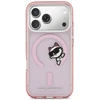 Dėklas Karl Lagerfeld IML Peekaboo MagSafe Case for iPhone 17 Pro Max - Rožinė
