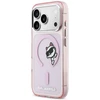 Dėklas Karl Lagerfeld IML Peekaboo MagSafe Case for iPhone 17 Pro Max - Rožinė