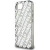Karl Lagerfeld IML Repeat Logo dėklas, skirtas iPhone 16e - sidabrinis
