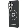 Dėklas Karl Lagerfeld IML Repeated Choupette MagSafe Samsung Galaxy S26 juodos spalvos
