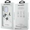 Dėklas Karl Lagerfeld IML Sketched Graphic skirtas Apple iPhone 16 Pro skaidrus