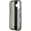 Karl Lagerfeld IML Stripe Logo Apple iPhone 16 dėklas telefonui juodos spalvos