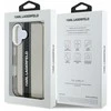 Karl Lagerfeld IML Stripe Logo Apple iPhone 16 dėklas telefonui juodos spalvos