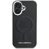Dėklas Karl Lagerfeld Inicialų & Metalinė Logo MagSafe Danga iPhone 16 - Juoda