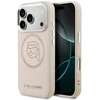Dėklas Karl Lagerfeld K Head Point Logo MagSafe Case for iPhone 17 Pro Max - Rožinė