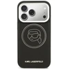Karl Lagerfeld K Head Point Logo MagSafe dėklas iPhone 17 Pro Max - Juodas