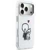 „Karl Lagerfeld Karl & Choupette Back MagSafe“ dėklas, skirtas „iPhone 17 Pro Max“ – skaidrus