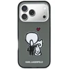 „Karl Lagerfeld Karl & Choupette Back MagSafe“ dėklas, skirtas „iPhone 17 Pro“ – Juodas