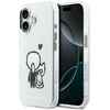 „Karl Lagerfeld Karl & Choupette Back MagSafe“ dėklas, skirtas „iPhone 17“ – skaidrus