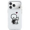 „Karl Lagerfeld Karl & Choupette Back MagSafe“ dėklas, skirtas „iPhone 17 Pro Max“ – skaidrus