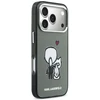 „Karl Lagerfeld Karl & Choupette Back MagSafe“ dėklas, skirtas „iPhone 17 Pro Max“ – Juodas