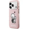 Dėklas Karl Lagerfeld Karl & Choupette Back MagSafe Case for iPhone 17 Pro Max - Rožinė