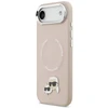 Karl Lagerfeld Karl & Choupette Pins MagSafe dėklas skirtas Apple iPhone Air rožinės spalvos