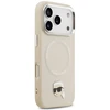 Karl Lagerfeld Karl Pin MagSafe dėklas skirtas Apple iPhone 17 Pro Max rusvai gelsvas