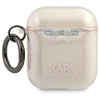 Karl Lagerfeld KLA2UCHGD AirPods dėklas aukso spalvos Glitter Choupette