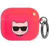 Karl Lagerfeld KLA3UCHFP AirPods 3 dėklas rožinės spalvos Choupette