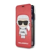 Dėklas Karl Lagerfeld KLFLBKPXKSCORE Apple iPhone X XS knygelė raudona Karl Space Cosmonaut