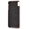 Dėklas Karl Lagerfeld KLHCI65SLLPG IPHONE XS MAX HARDCASE LIGHT Rožinis/LIGHT Rožinis SILICONE