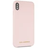 Dėklas Karl Lagerfeld KLHCI65SLLPG IPHONE XS MAX HARDCASE LIGHT Rožinis/LIGHT Rožinis SILICONE