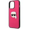 Dėklas KLHCP13LPKMP Karl Lagerfeld PU Leather Karl Head Case for iPhone 13 Pro Rožinė (Rožinė)