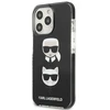 Karl Lagerfeld KLHCP13LTPE2TK Apple iPhone 13 Pro / 13 6,1″ kietas dėklas juodos spalvos Karl&Choupette Head