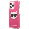 Karl Lagerfeld KLHCP13LTPECPI Apple iPhone 13 Pro / 13 6,1″ kietas dėklas fuschia Choupette Head