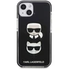 Karl Lagerfeld KLHCP13MTPE2TK Apple iPhone 13/ 14 / 15 6,1″ kietas dėklas juodos spalvos Karl&Choupette Head