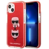 Telefono dėklas Karl Lagerfeld Karl&Choupette Head iPhone 13/14/15, raudonas