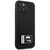 Karl Lagerfeld KLHCP13S3DKPK Apple iPhone 13 mini 5,4″ juodos spalvos kietas dėklas Ikonik Patch