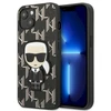 Karl Lagerfeld KLHCP13SPMNIKBK Apple iPhone 13 mini 5,4″ kietas dėklas juodos spalvos Monogram Ikonik Patch