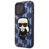 Karl Lagerfeld KLHCP13XPMNIKBL Apple iPhone 13 Pro Max 6,7″ kietas dėklas mėlynas Monogram Ikonik Patch
