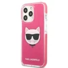 Karl Lagerfeld KLHCP13XTPECPI Apple iPhone 13 Pro Max 6,7″ kietas dėklas fuschia Choupette Head