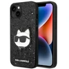Karl Lagerfeld KLHCP14MG2CPK Apple iPhone 14 Plus / 15 Plus 6,7″ juodos spalvos kietas dėklas Glitter Choupette Pa