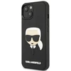 Karl Lagerfeld KLHCP14MKH3DBK Apple iPhone 14Plus / 15 Plus 6,7″ juodos spalvos kietas dėklas 3D Rubber Karl`s Head