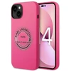 Karl Lagerfeld KLHCP14MSRSGRCF Apple iPhone 14 Plus / 15 Plus 6,7″ kietas dėklas rožinės spalvos Silicone RSG