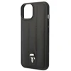 Karl Lagerfeld KLHCP14SPSQPK Apple iPhone 14/ 15 / 13 6,1″ kietas dėklas juodos spalvos Puffy Ikonik Pin